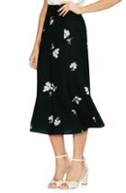 Women's Vince Camuto Floral Print Skirt - Black