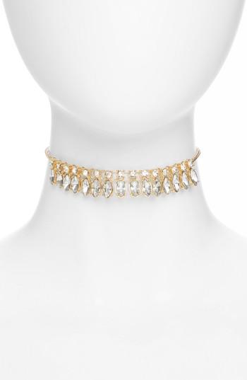 Women's Bp. Leaf Crystal Choker