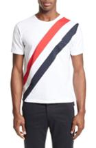 Men's Thom Browne Diagonal Stripes Pocket T-shirt