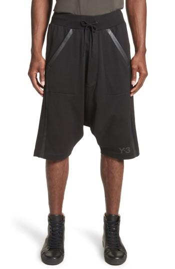 Men's Y-3 Drop Crotch Shorts