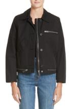 Women's Proenza Schouler Pswl Washed Cotton Military Jacket