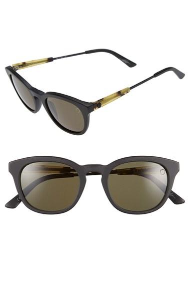 Women's Electric 'txoko' 50mm Sunglasses - Matte Black Tortoise/ Grey