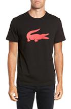 Men's Lacoste Crocodile T-shirt (s) - Black