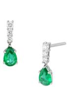 Women's Bony Levy Emerald & Diamond Drop Earrings (trunk Show Exclusive)