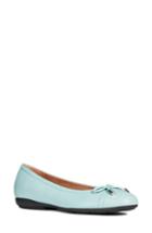 Women's Geox Annytah Cap Toe Flat Us / 40eu - Blue