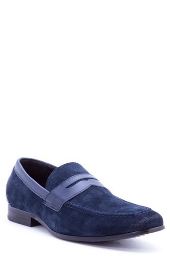 Men's Zanzara Siena Penny Loafer M - Blue