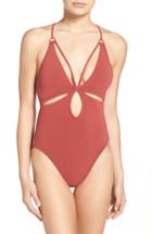Women's Robin Piccone Ava One-piece Swimsuit - Red