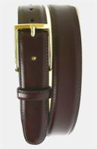 Men's Martin Dingman 'smith' Leather Belt - Burgundy