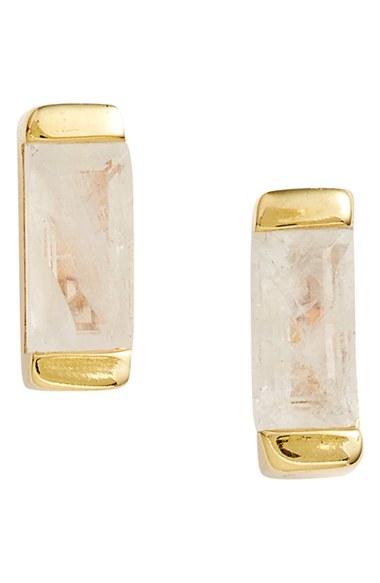 Women's Leah Alexandra Semiprecious Stone Stud Earrings