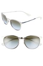Men's Ray-ban Erika 54mm Metal Sunglaases - Silver/ Blue
