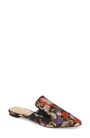 Women's Marc Fisher D Shiloh Flat Mule, Size 8 M - Black