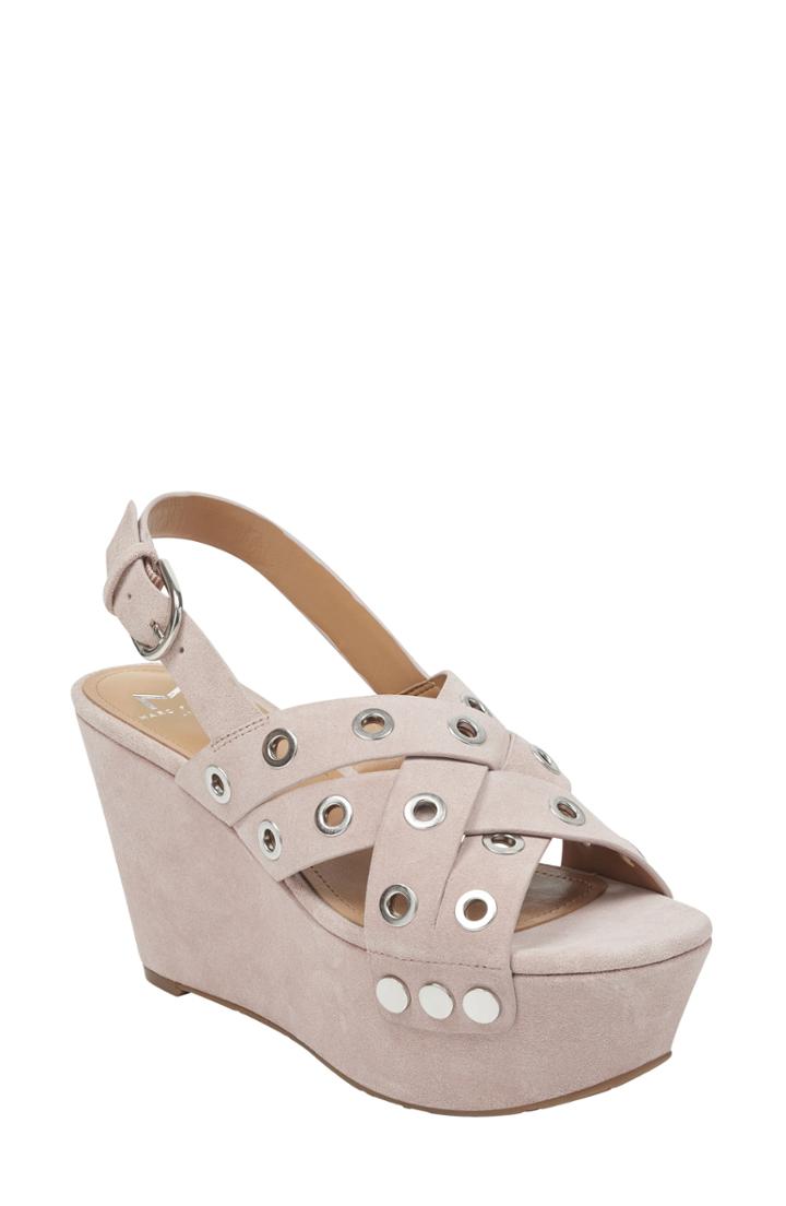 Women's Marc Fisher D Bloom Platform Sandal, Size 5 M - Pink