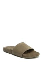 Men's Vince Monaco Slide Sandal M - Brown