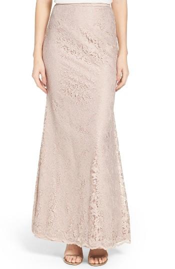 Women's Watters Esme Fit-and-flare Lace Skirt