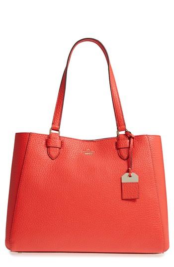Kate Spade New York Carter Street - Tyler Leather Tote - Red