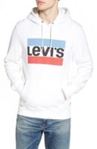 Men's Levi's Graphic Hoodie Sweatshirt - White