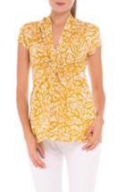 Women's Olian Knotted V-neck Maternity Top