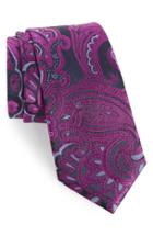Men's Calibrate Paisley Woven Silk Tie