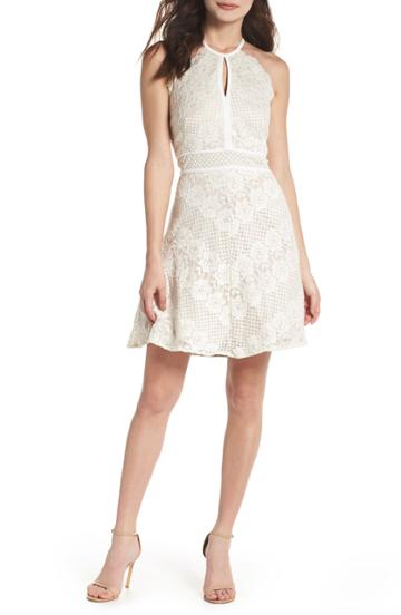 Women's Morgan & Co. Lace Halter Dress