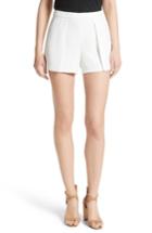 Women's Alice + Olivia Larissa Pleat Front Shorts - White