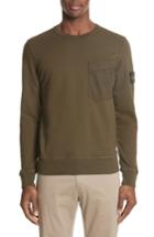 Men's Stone Island Pocket Sweatshirt - Green
