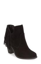 Women's Jessica Simpson 'cecila' Fringe Bootie M - Black