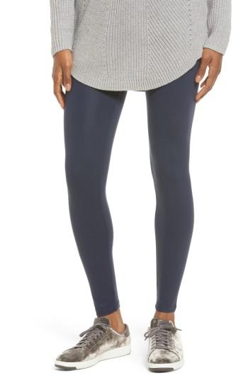 Women's Yummie Coated High Waist Signature Leggings - Blue