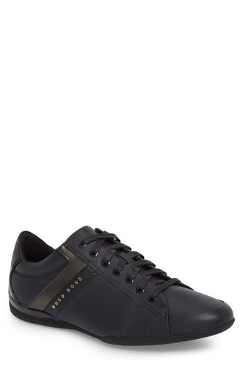 Men's Hugo Boss Space Lowp Lux Sneaker M - Blue