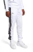Men's Kappa Active Banded Track Pants, Size - White