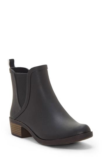 Women's Lucky Brand Basel Rain Bootie M - Black