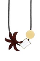 Women's Marni Palm Genuine Horn & Resin Necklace
