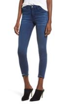 Women's Hudson Jeans Nico Distressed Hem Ankle Super Skinny Jeans - Blue