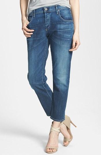 Citizens Of Humanity 'emerson' Crop Boyfriend Jeans (blue Ridge) Womens Blue Ridge