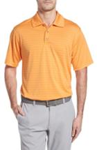 Men's Swc Heather Stripe Polo, Size - Orange