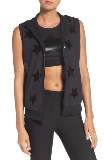 Women's Ultracor Flux Knockout Hoodie Vest - Black