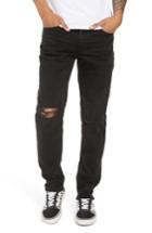 Men's The Rail Ripped Skinny Jeans X 30 - Black