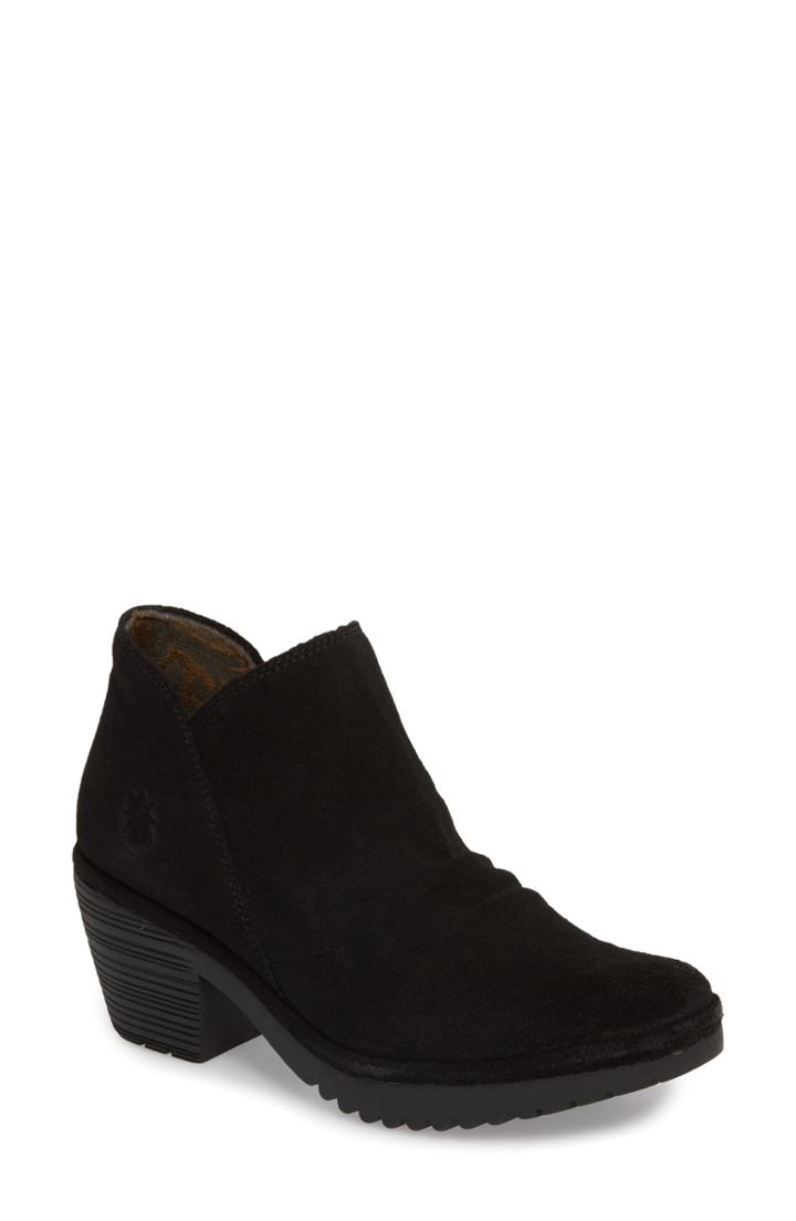 Women's Fly London Wezo Bootie -9.5us / 40eu - Black