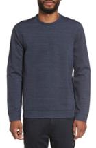 Men's Calibrate Space Dye Stripe Sweatshirt, Size - Blue