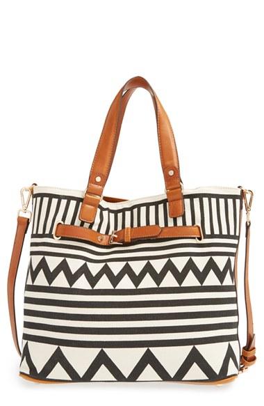 Sole Society 'nina' Geo Print Tote -