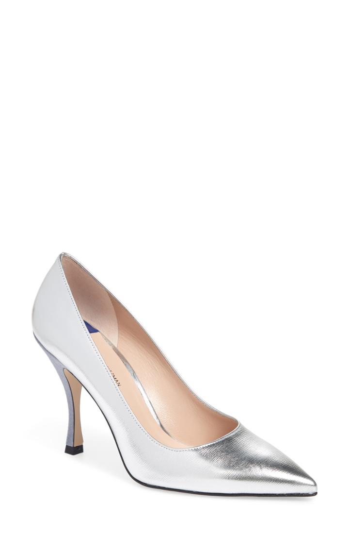 Women's Stuart Weitzman Tippi Pump .5 M - Grey
