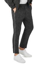 Men's Topman Side Pipe Smart Jogger Pants X 32 - Grey
