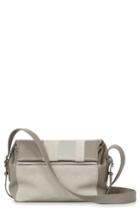 Allsaints Casey Calfskin Leather & Suede Small Crossbody Bag -