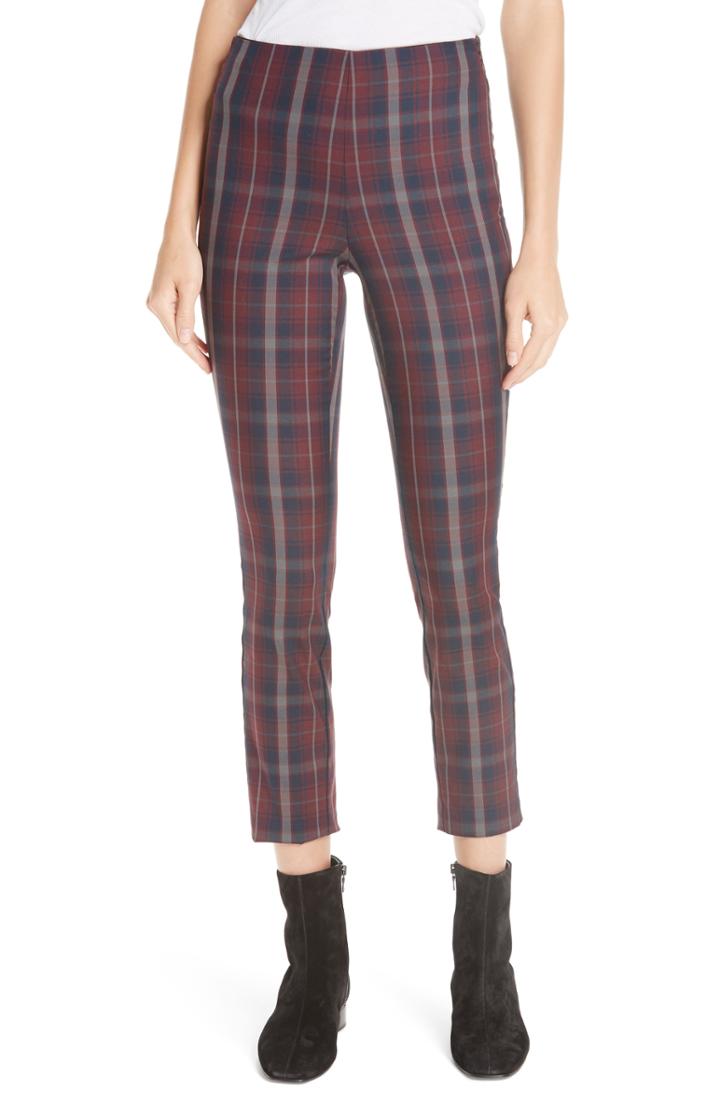 Women's Rag & Bone Simone Plaid Yoke Pants