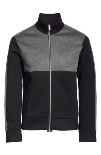 Men's Helmut Lang Contrast Track Jacket, Size - Black