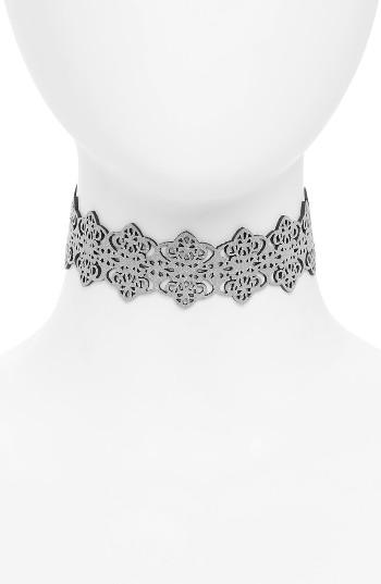 Women's Topshop Laser Cut Choker