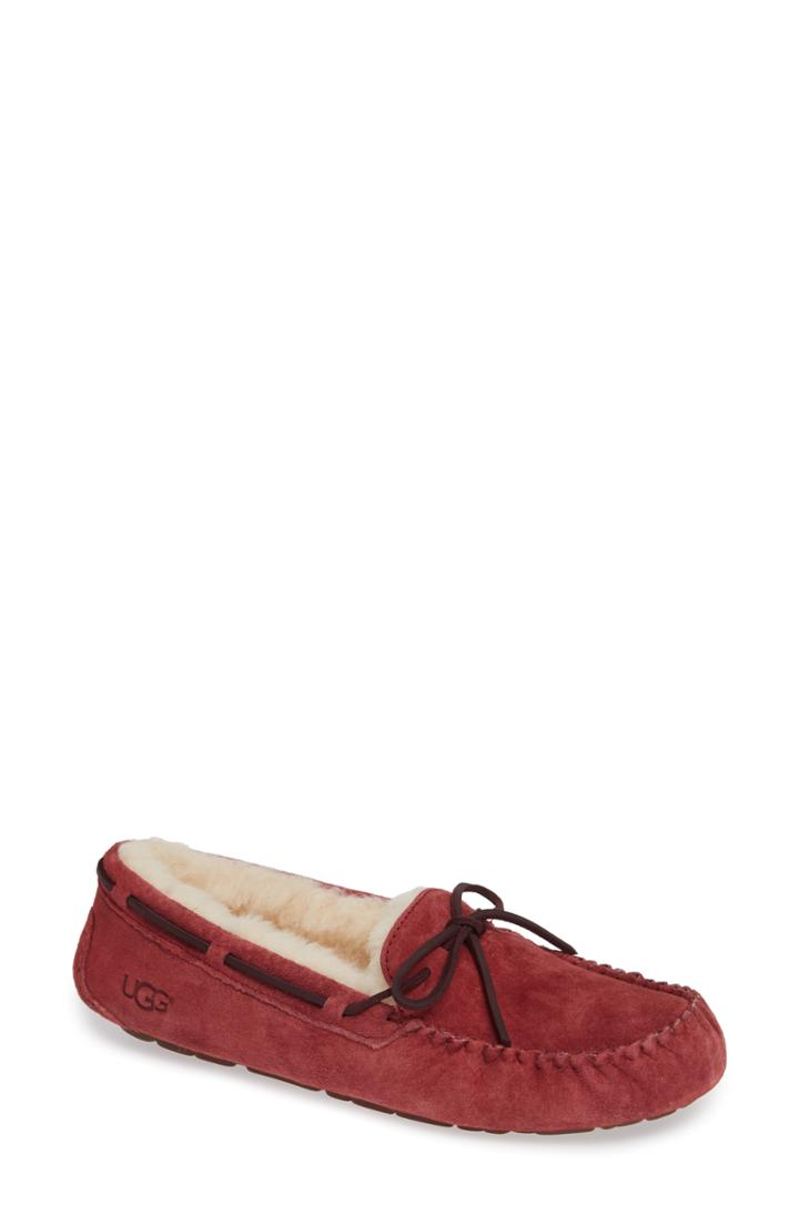 Women's Ugg Dakota Water Resistant Slipper M - Red