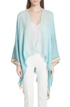 Women's Missoni Zigzag Cape, Size - Blue