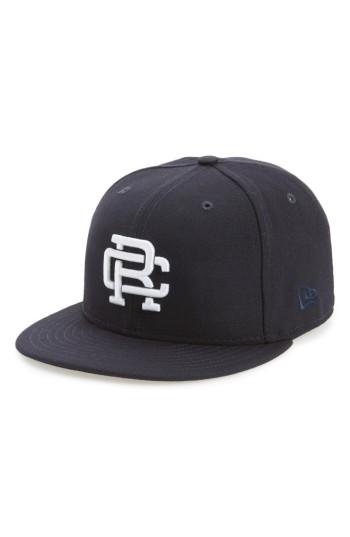 Men's Reigning Champ New Era Fitted Baseball Cap 1/4 - Blue