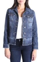 Women's Kut From The Koth Unhemmed Denim Jacket - Blue