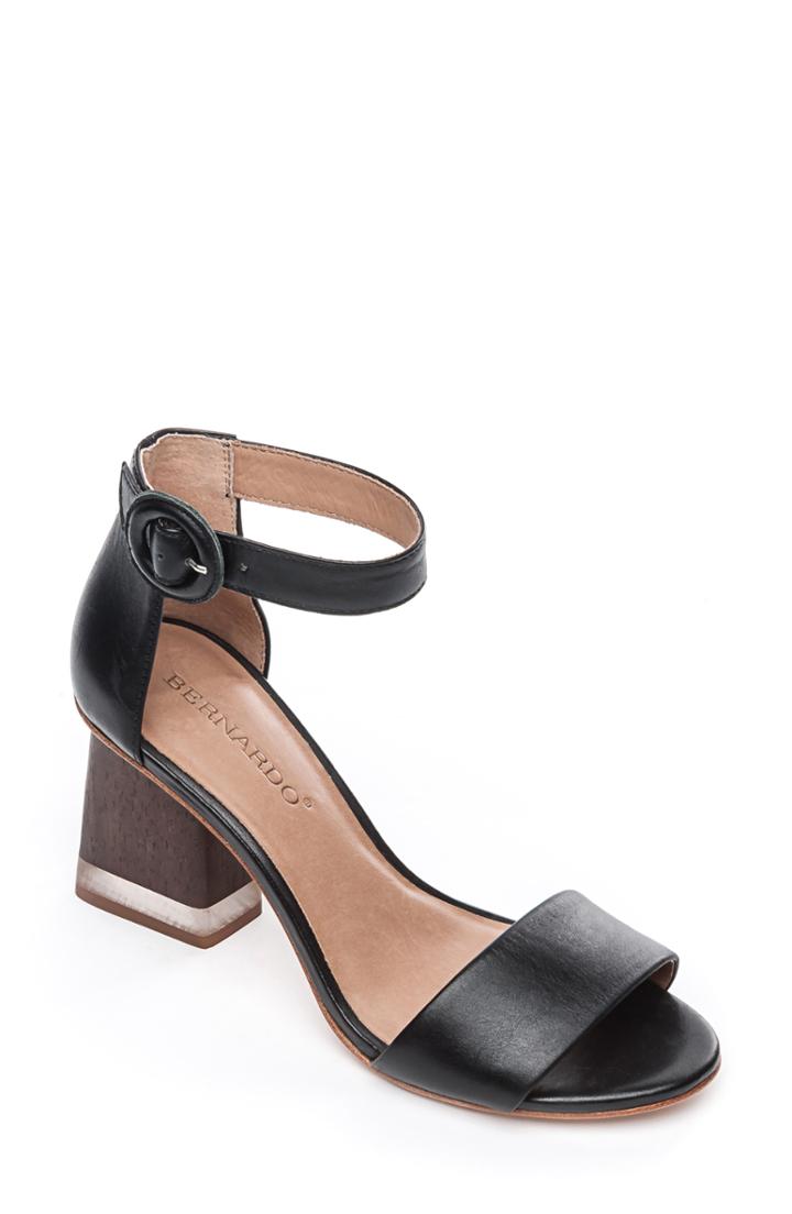 Women's Bernardo Nova Ankle Strap Sandal M - Black